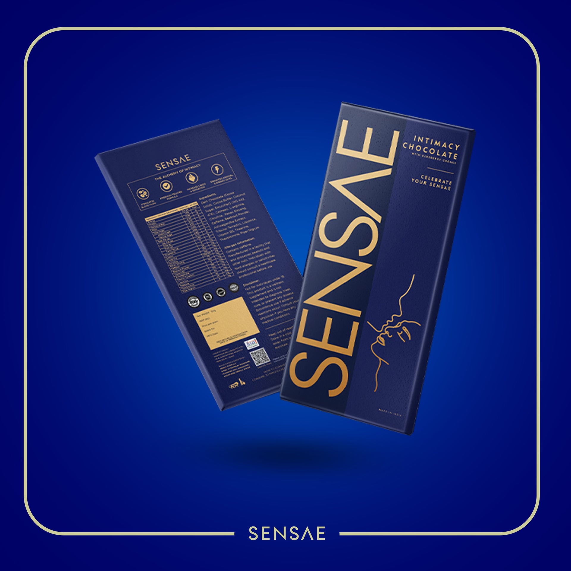 Sensae Aphrodisiac Mood Enhancing Chocolate - Midnight Blast