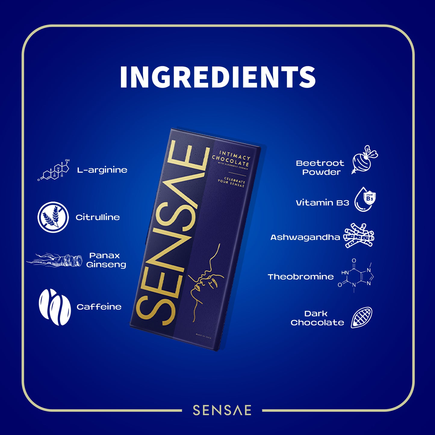 Aphrodisiac chocolate for couples designed to improve mood bonding and shared experiences