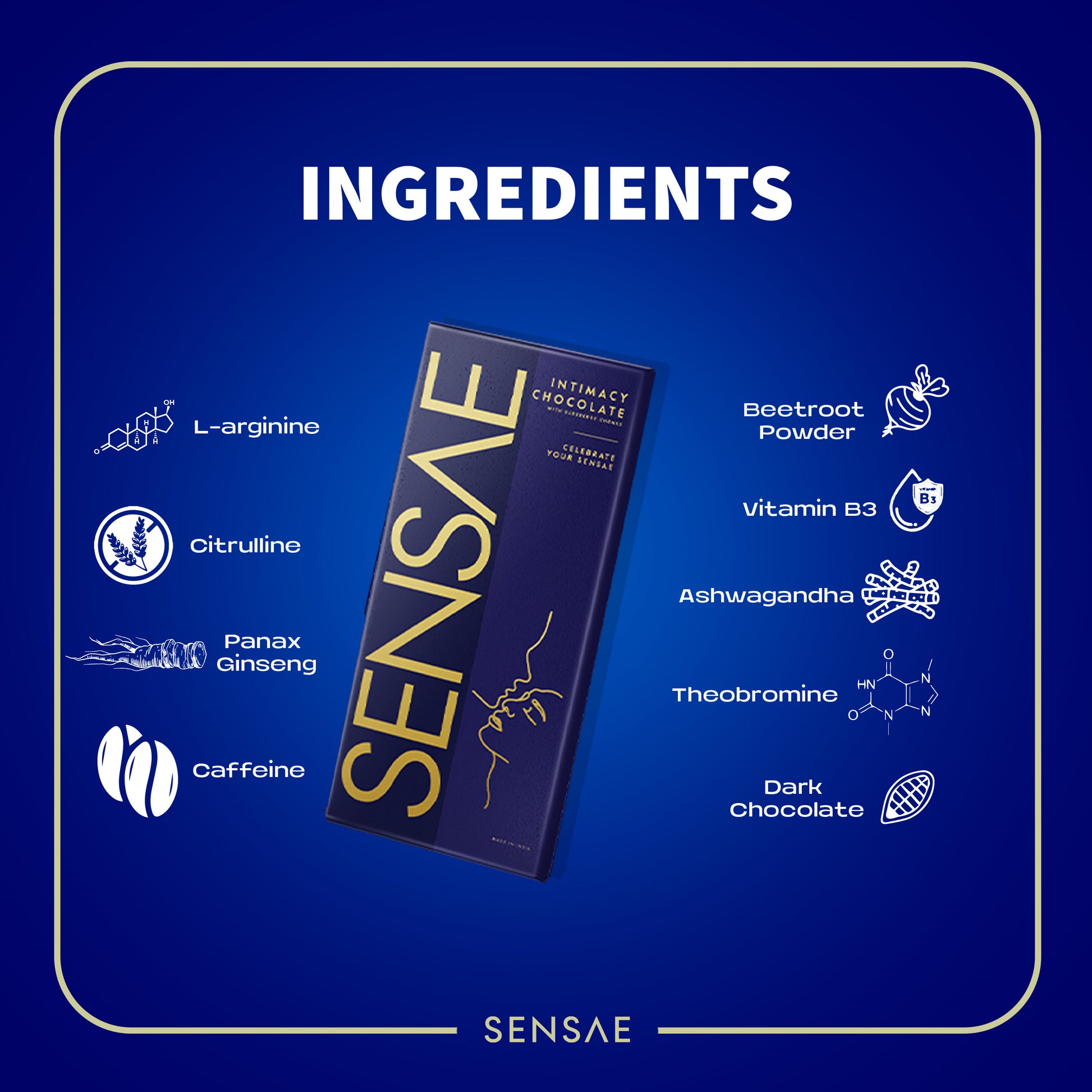 Aphrodisiac chocolate for couples designed to improve mood bonding and shared experiences
